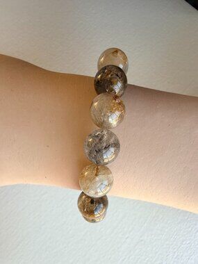 Natural Stone Bracelet | Earth Tone | Chunky Beads | Unisex